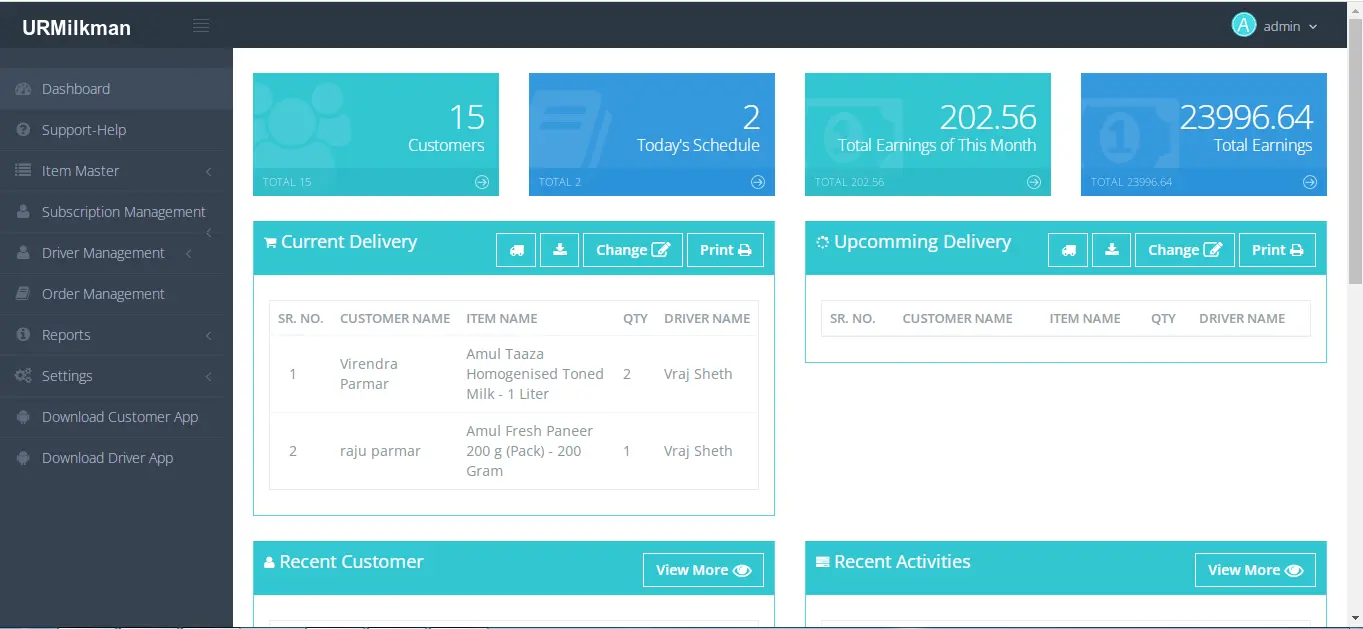 Milk Delivery Software With Application In Vadodara Gujarat India Milk Delivery Software With Application In Vadodara Gujarat India