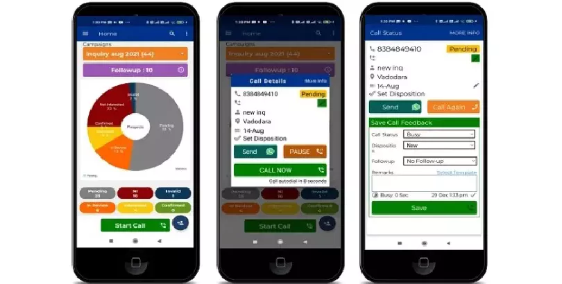 Telecall Management Software With App Telecall Management Software With App